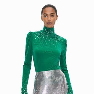 rabanne H&M - Embellished Jersey Top